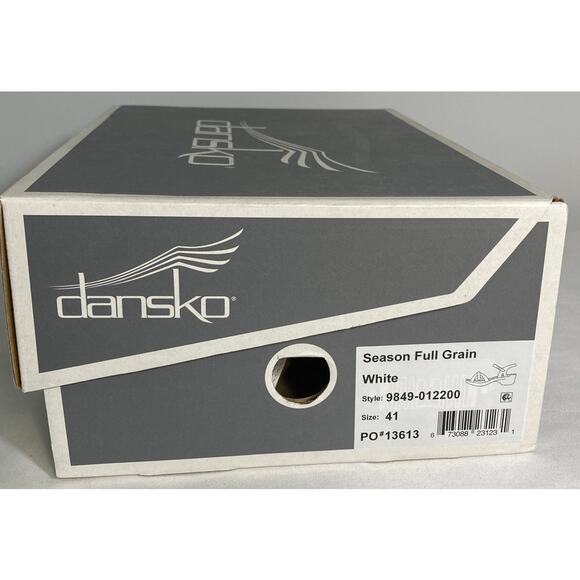 Dansko Women's Season Full Grain White Slingback Heels Size 10.5 - Picture 6 of 6